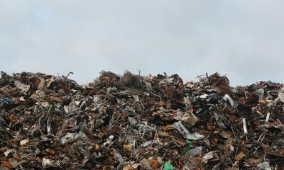 dumpsite under clear sky