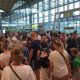 Alicante Airport Crowds