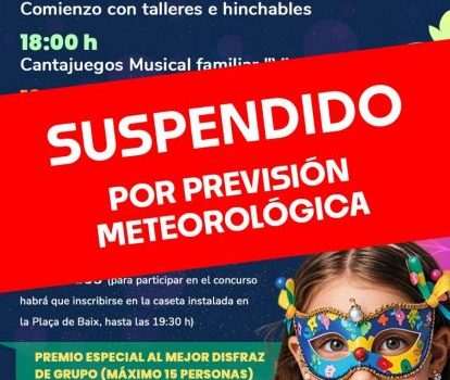 Elche Carnival cancelled