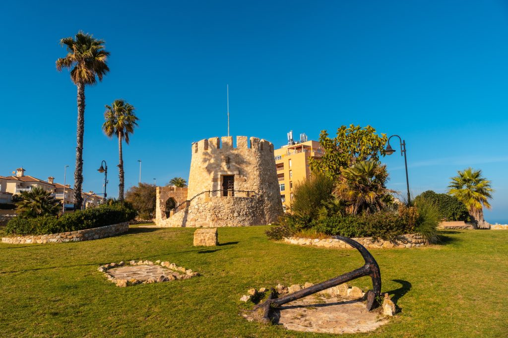 Torre del Moro Park in the coastal city of Torrevieja, Alicante, Valencia