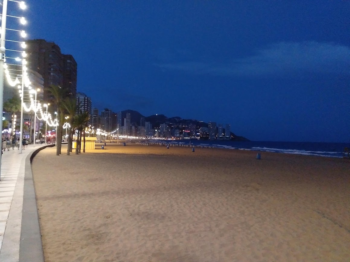 Benidorm Levante Beach Night