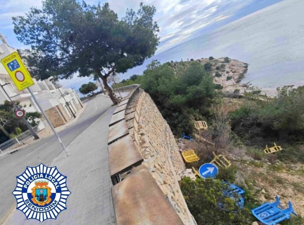 Benidorm Local Police Barriers