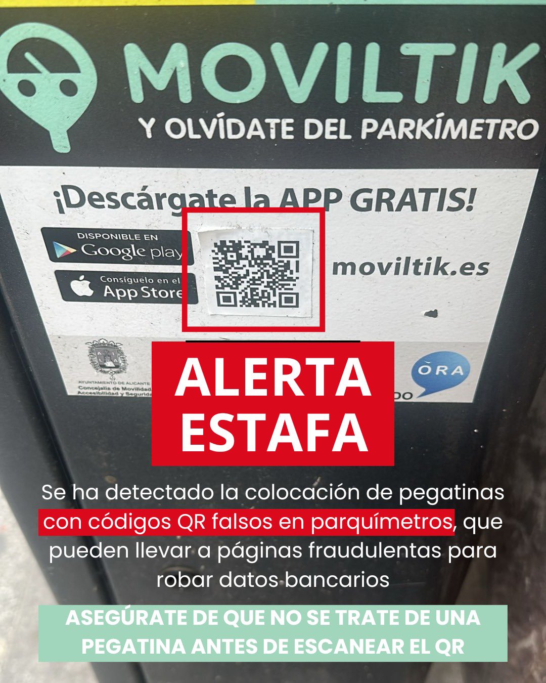 Fake QR Code Alicante