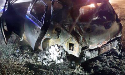 Guardia Burnt Stolen Car