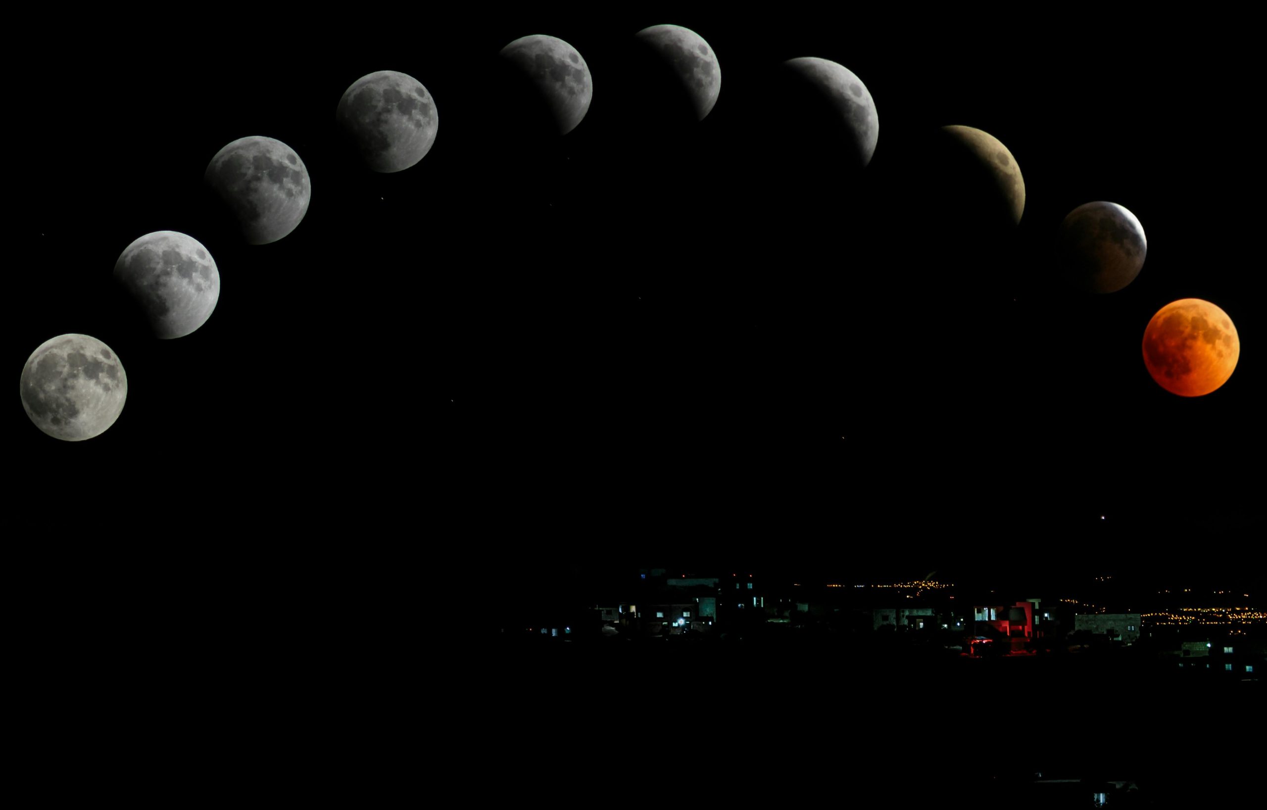 Red Moon Phases