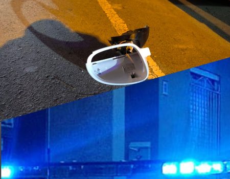 Santa Pola Local Police Mirror Smash