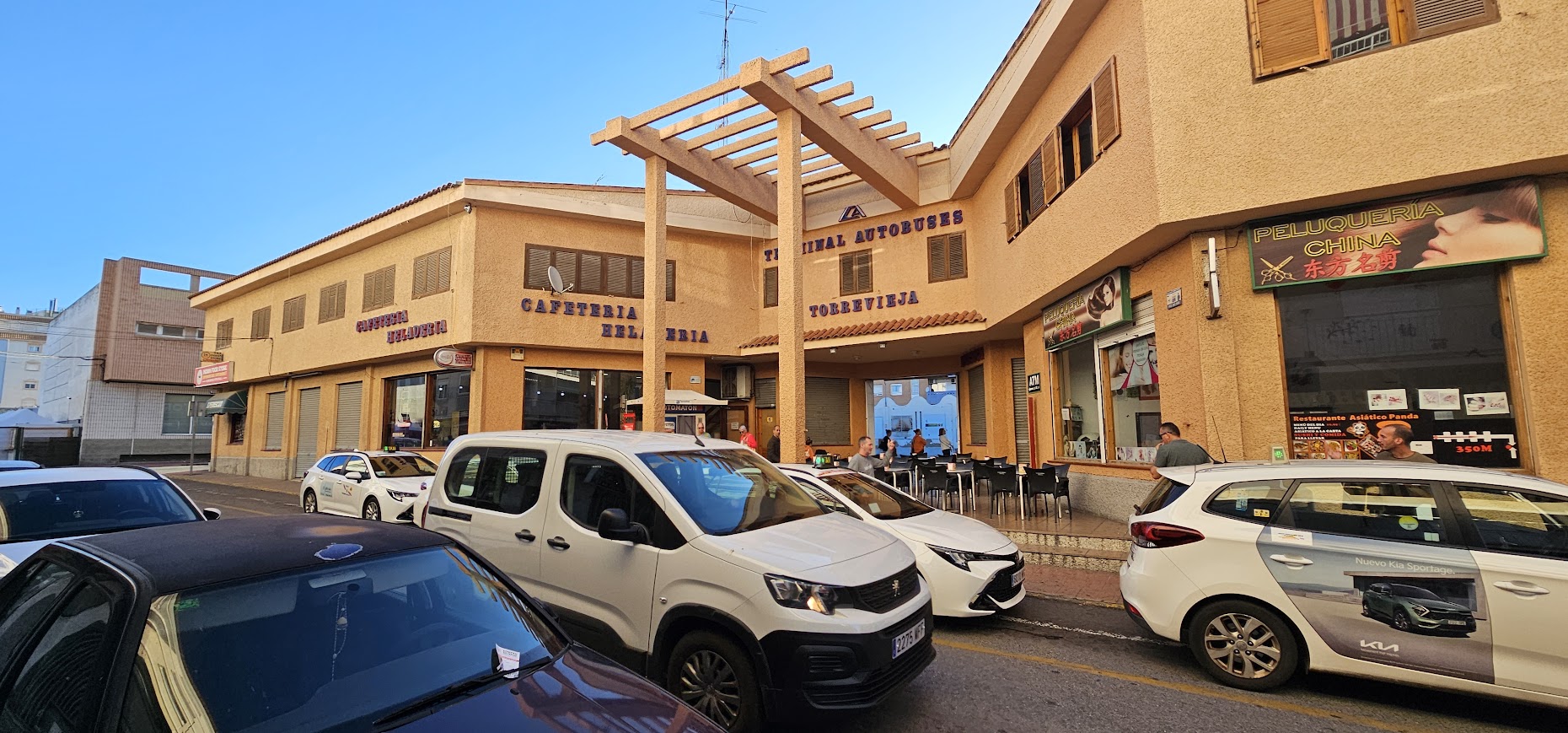 Torrevieja Cars at Bus Station