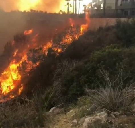 Las Rambles Fire orihuela costa