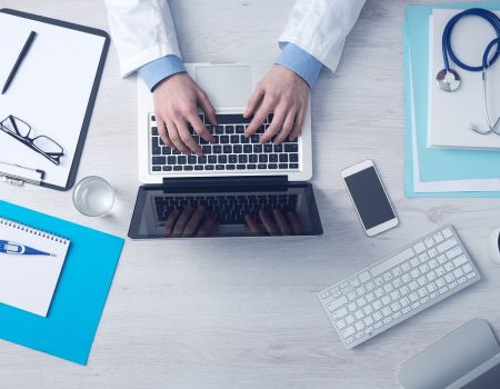 computer, business, typing, keyboard, laptop, doctor, medical care, desk, doctor, doctor, doctor, doctor, doctor