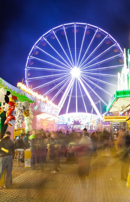 ferris wheel, fair, ride, folk festival, prater, night, fairground, happy, multicoloured, entertainment, hype, pleasure, colorful, people, fair, prater, prater, fairground, fairground, fairground, fairground, fairground