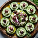 Mediterranean Cucumber & Feta Bites
