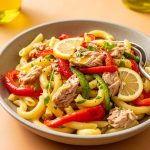 Pasta salad with Tuna & Roasted Peppers