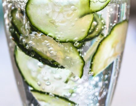 green vegetable on clear glass container