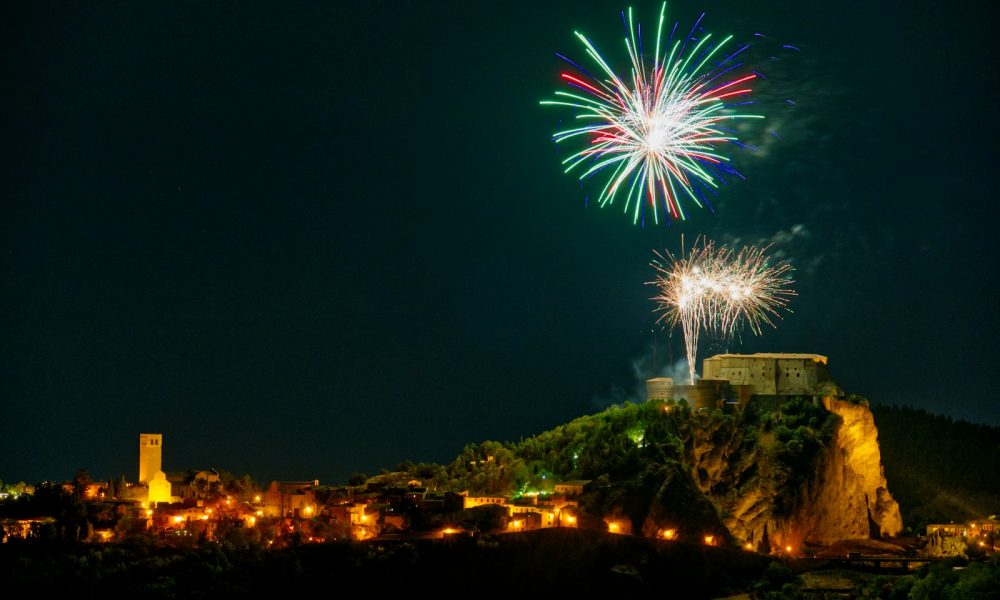 fireworks display during night time