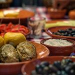 black beans in bowl and food in another bowl