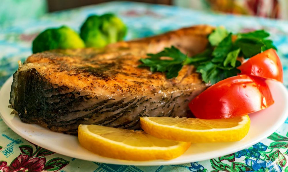 a plate of food