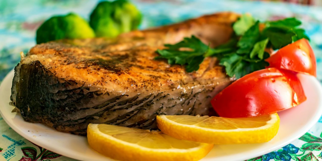 a plate of food