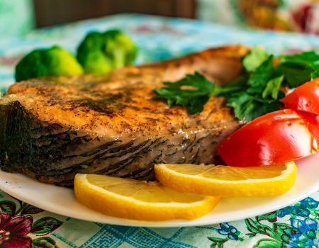 a plate of food