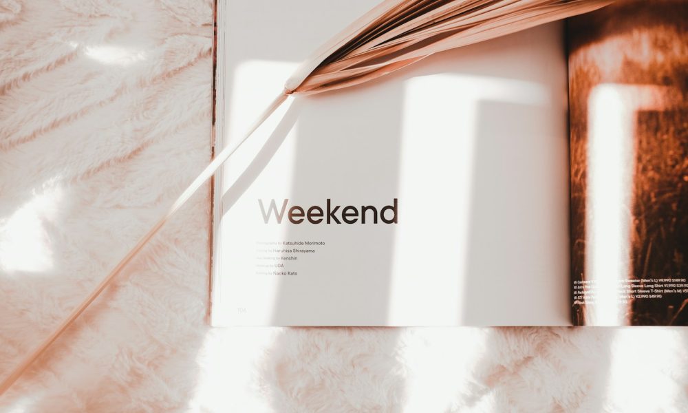 white and brown book page