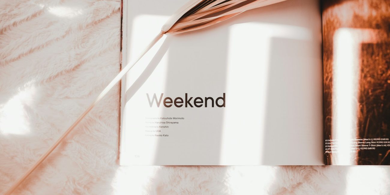white and brown book page