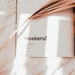 white and brown book page