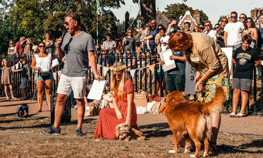 people standing on brown field during daytime