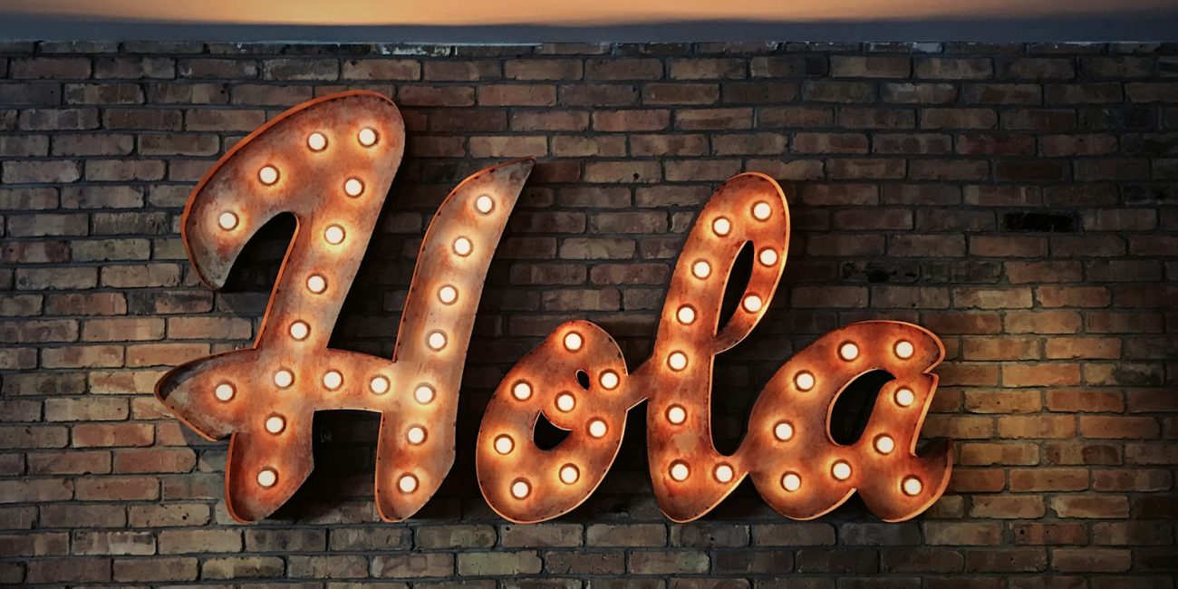 Hola LED signage