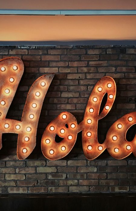 Hola LED signage