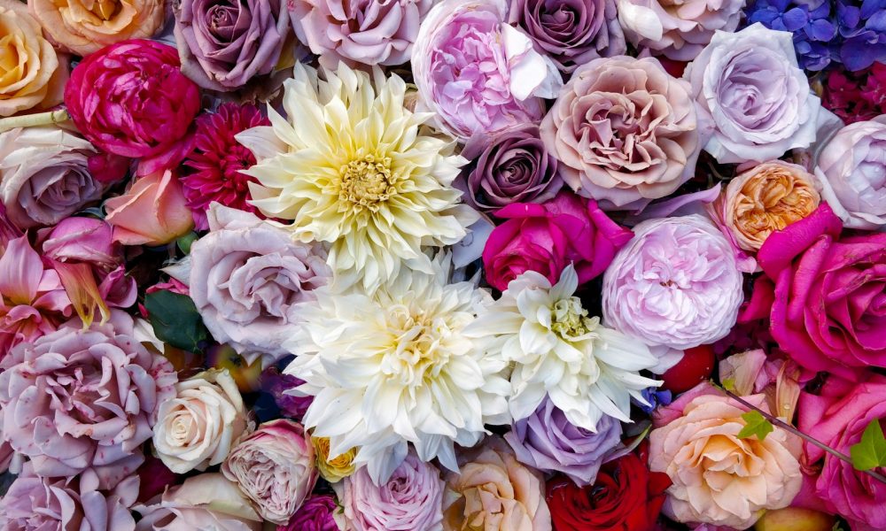 variety of flowers bouquet