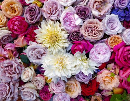 variety of flowers bouquet