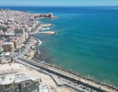 Torrevieja Harbour Wall walkway