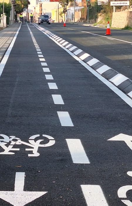 Two new bike lanes in Villajoyosa