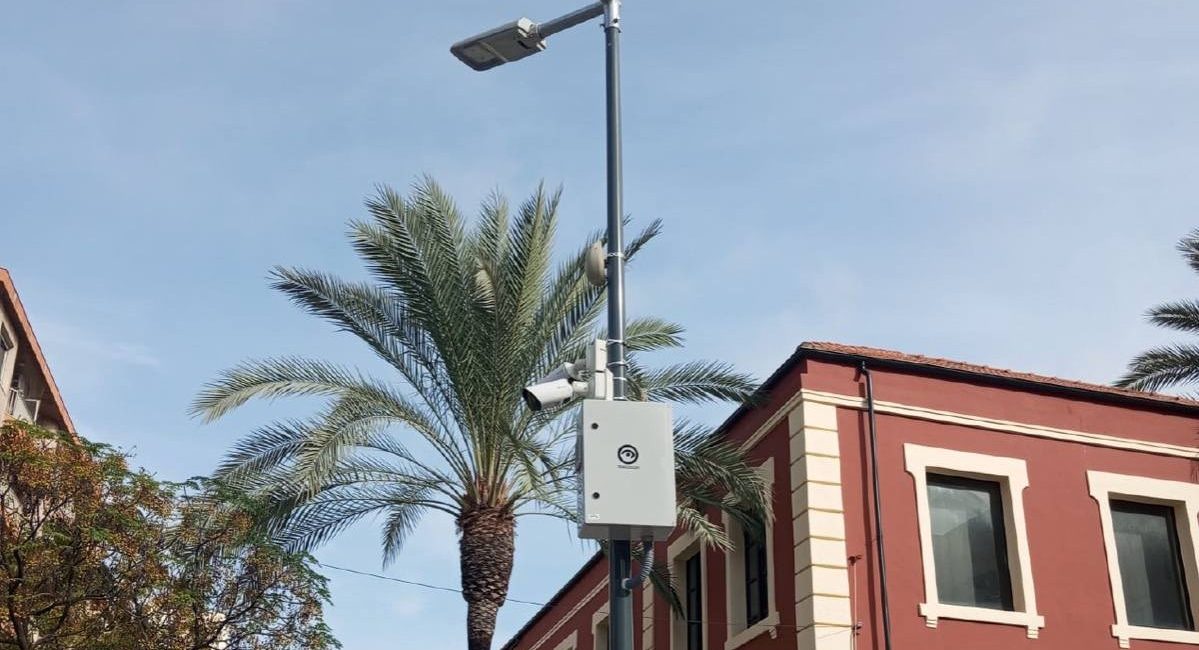 The first 93 cameras that will monitor Denia are installed
