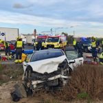 Alicante Fire Brigade Cox N340 car crash