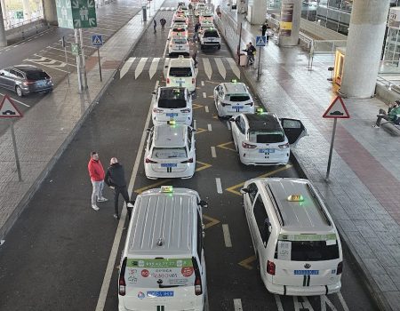 Alicante airport taxis taxi rank