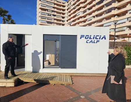 CAlpe Town Hall Calpe local police station beach