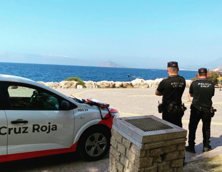 Calpe red cross local police