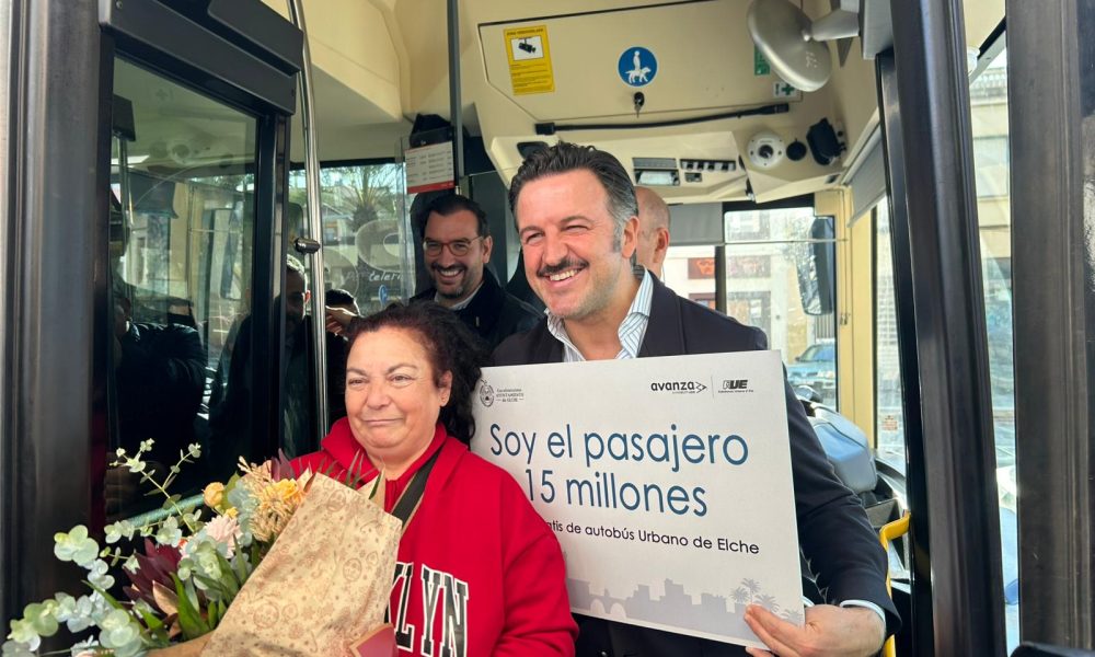 Elche Town Hall 15 million bus passengers