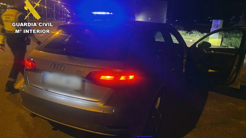 Guardia Civil Murcia drunk arrest