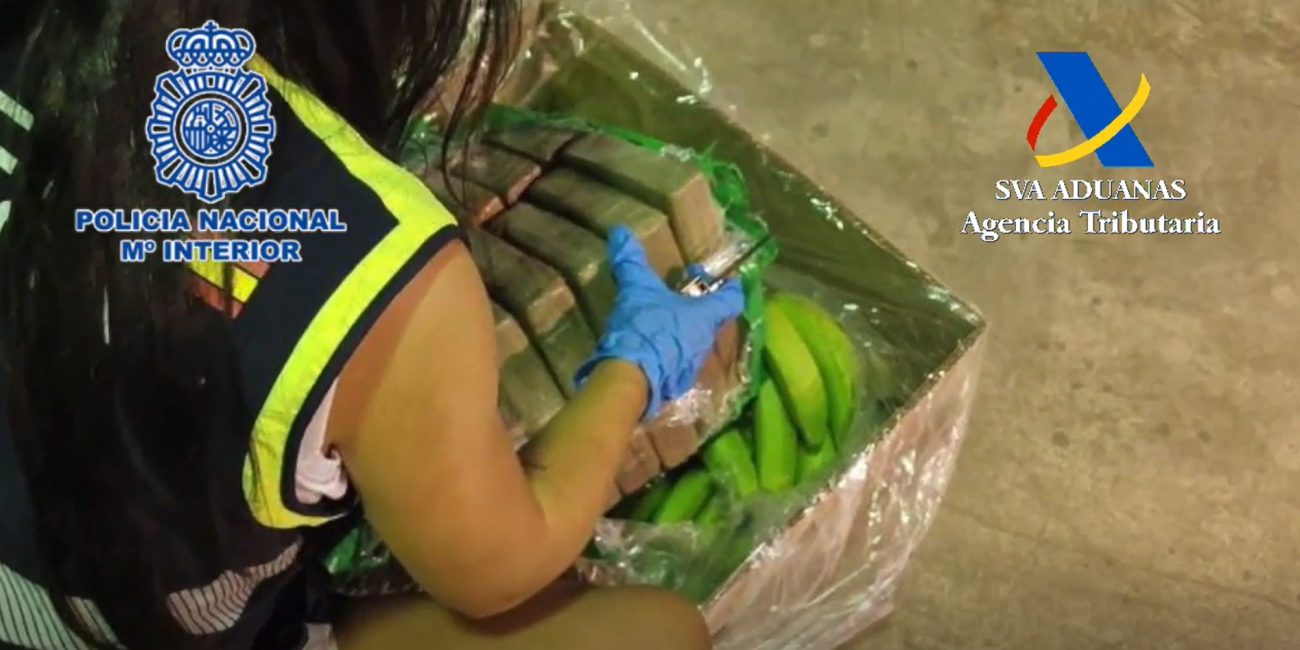 National Police Alicante Cocaine Bananas