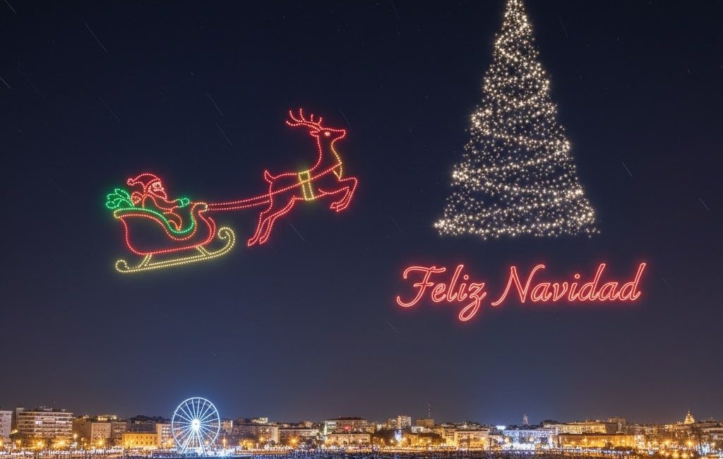 Torrevieja Xmas drone