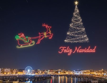Torrevieja Xmas drone