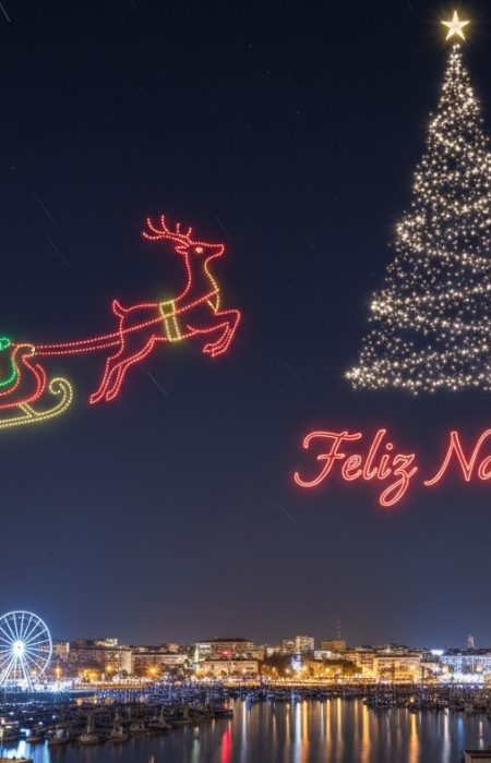 Torrevieja Xmas drone