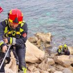 Alicante Fire Brigade Finestrat Cove rescue