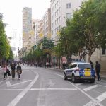 Alicante street closed pedestrians