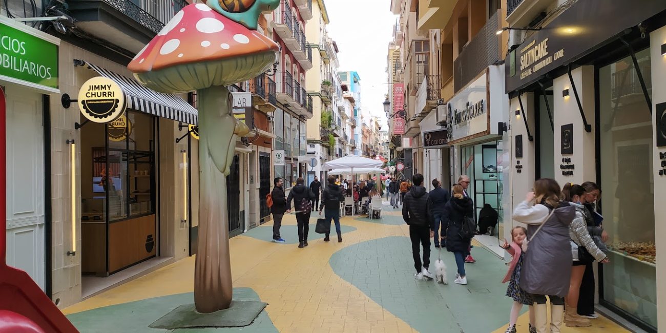Calle San Francisco mushroom street