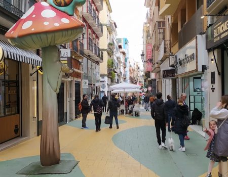 Calle San Francisco mushroom street