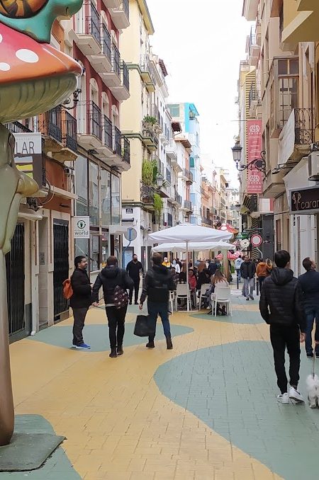 Calle San Francisco mushroom street