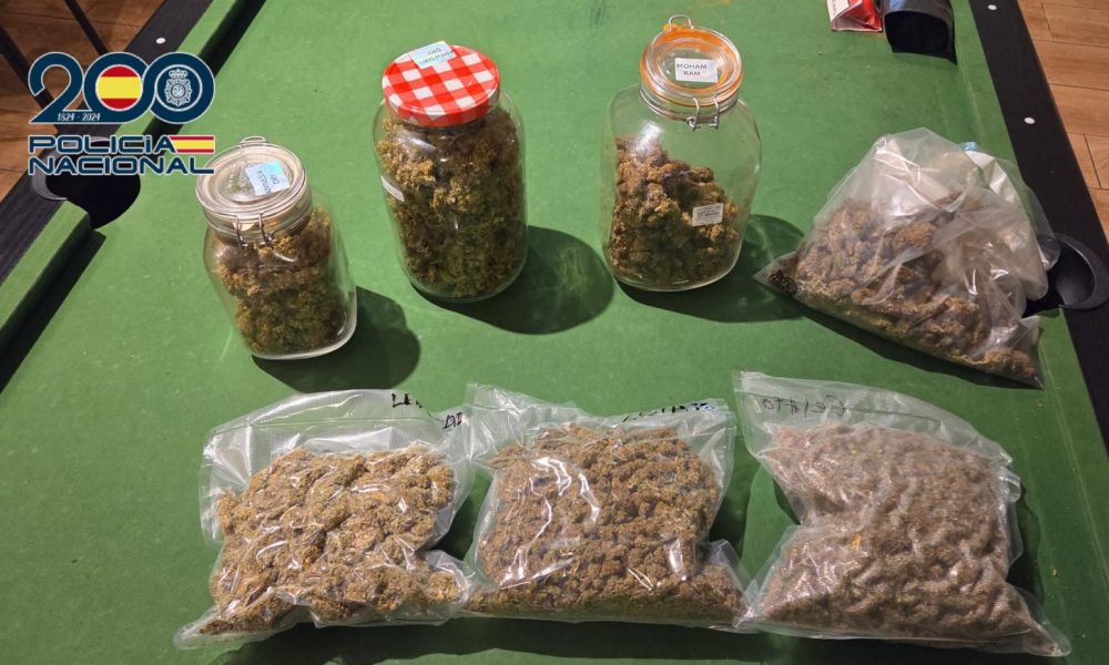 National Police Denia drug arrests