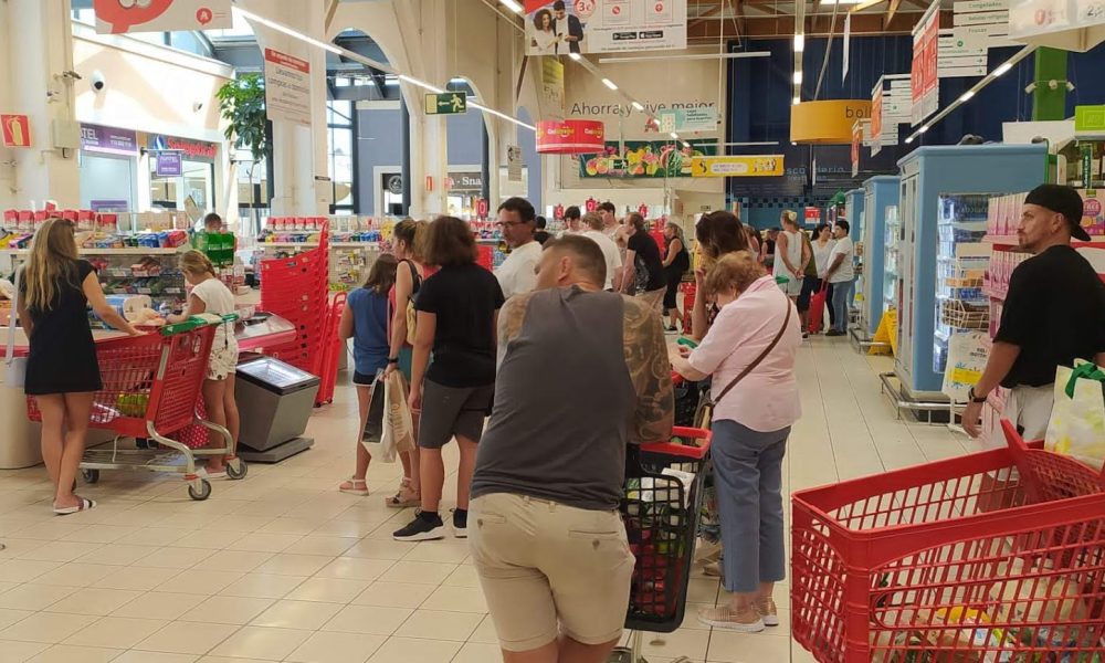 Supermarket trolleys Alcampo